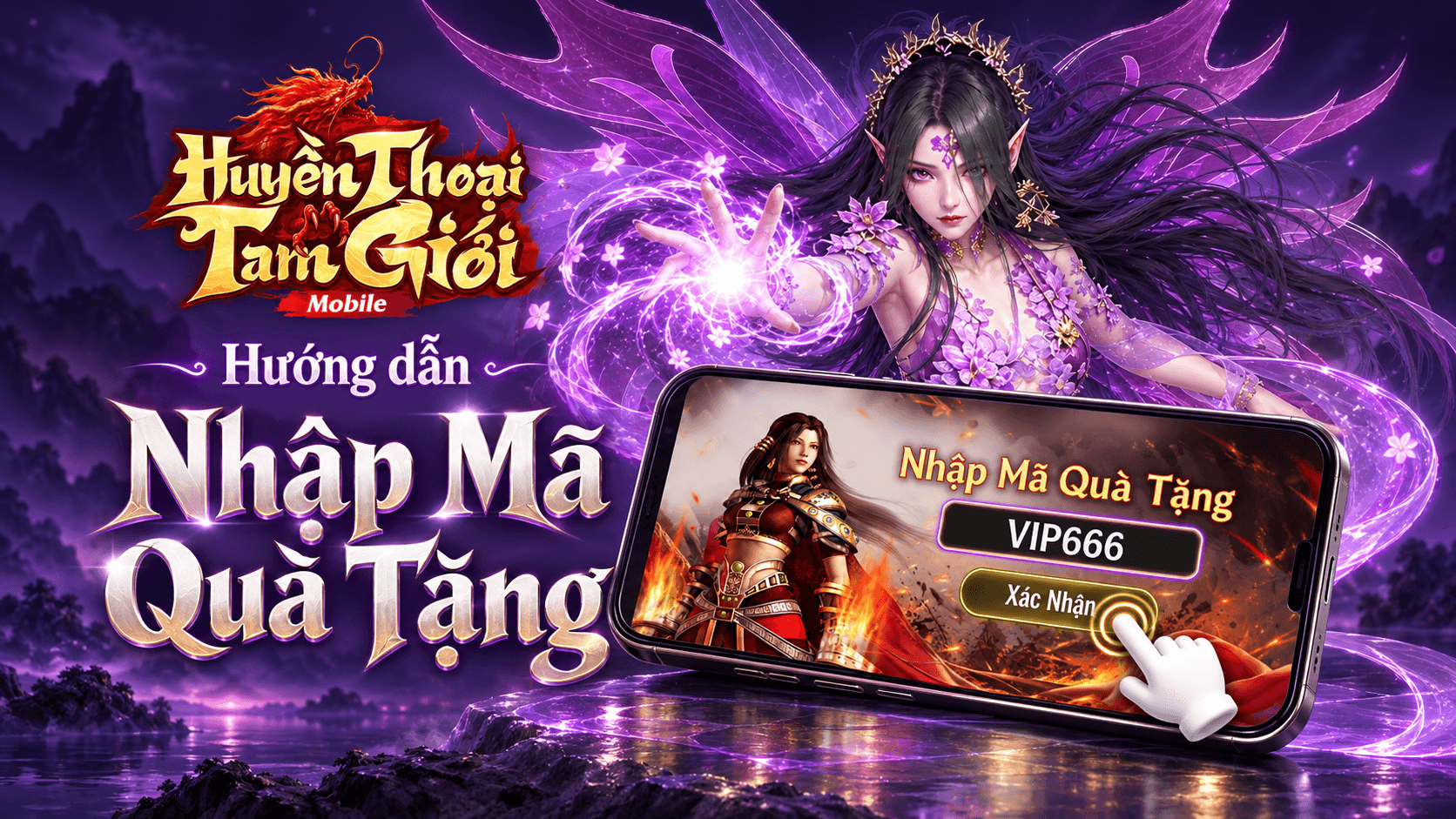 Hướng dẫn nhập giftcode